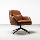 DIOR - Brown Leather Lounge Chair