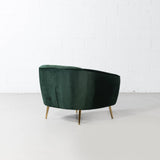 AUDREY - Green Velvet Chair