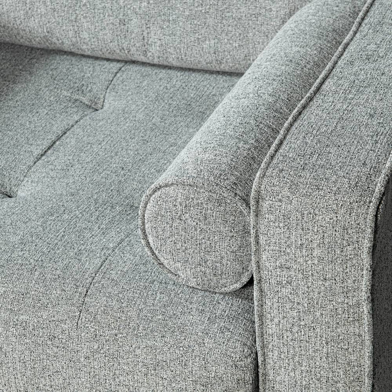 FONDA - Grey Fabric Chair