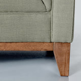 LANDON- Green Fabric Sofa - FINAL SALE