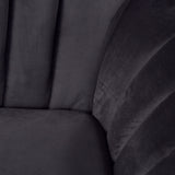AUDREY - Black Velvet Sofa