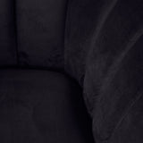 AUDREY - Black Velvet Chair - FINAL SALE