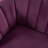 AUDREY - Purple Velvet Chair