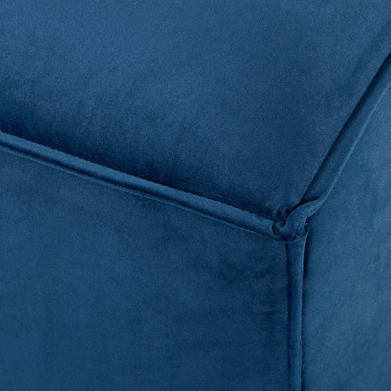 MASON - Blue Velvet Corner Chair Module
