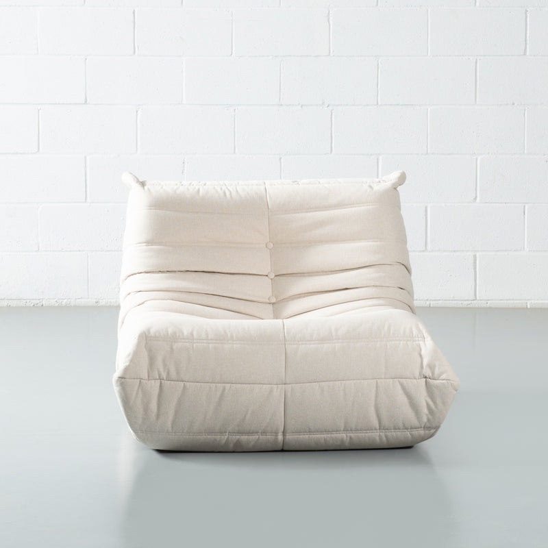KABINE - Beige Fabric Lounge Chair Set (2 piece)