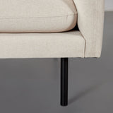 MAPLETON - Beige Fabric 2-Seater Sofa