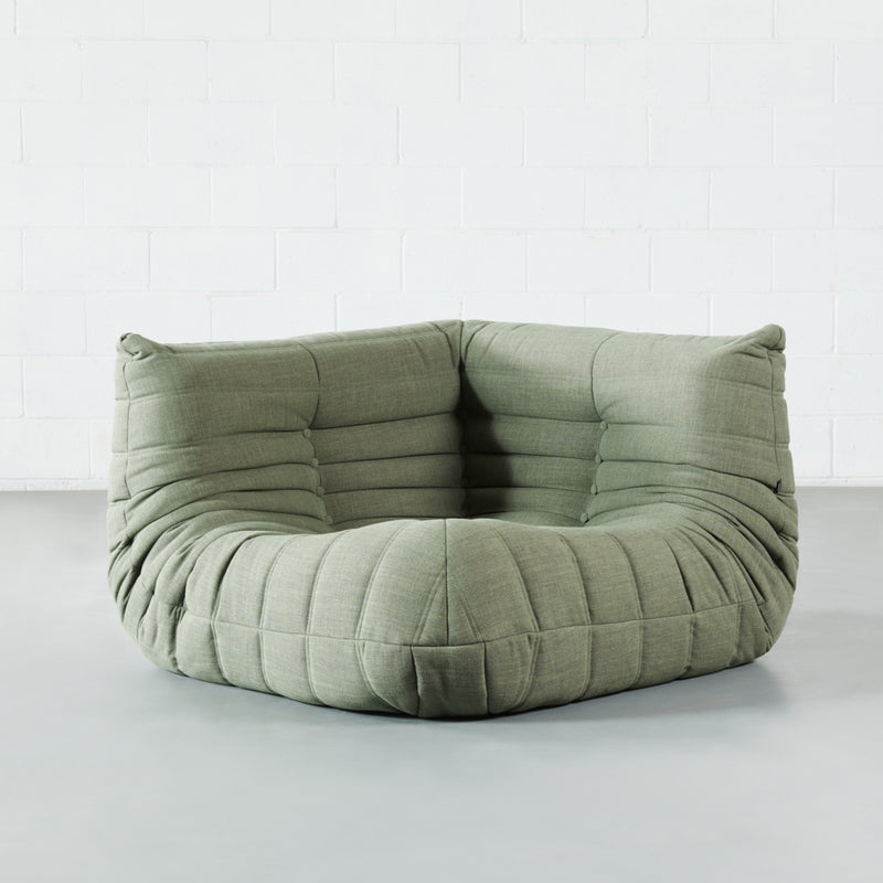 KABINE - Green Fabric Corner Chair Module