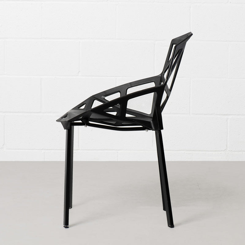Black Geometric Chair