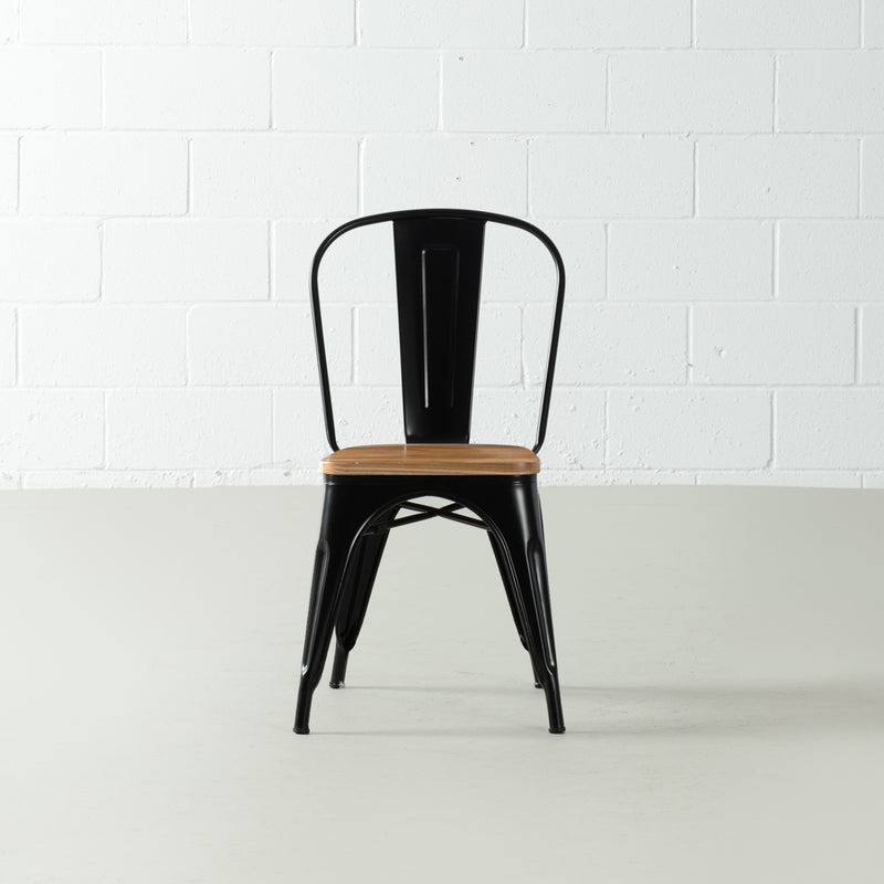 INDUSTRIE - Wooden Seat Dining Chair
