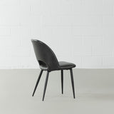 WALTER - Black Leather Chair