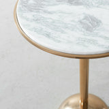 MIATA - Side Table With Brass Base