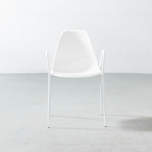 ELLEN - White Armchair - FINAL SALE