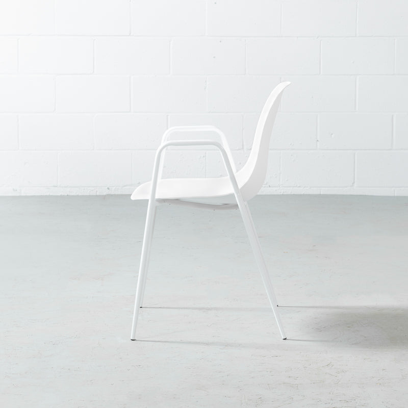 ELLEN - White Armchair