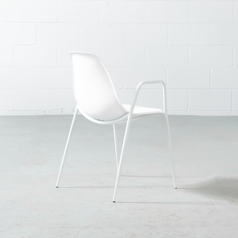 ELLEN - White Armchair