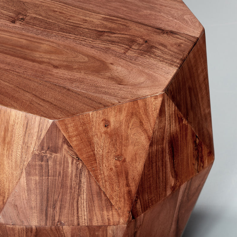 DUPONT - Acacia Wood Diamond Side Table