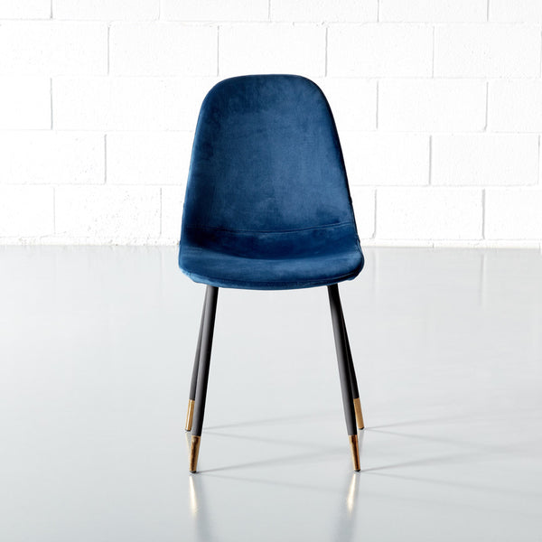 MILAN - Blue Velvet Dining Chair