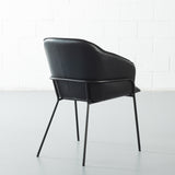 GRACE - Black Leather Chair