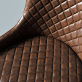 MATEO - Brown Leather Chair