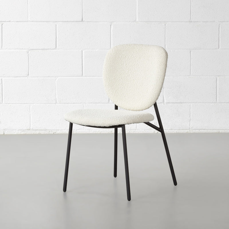 SIERRA - Cream Fabric Dining Chair